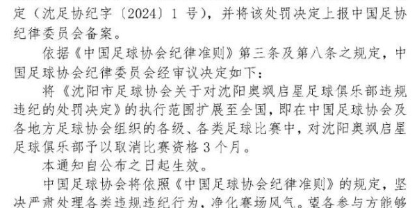 多次教唆小球员“照着人踢” 教练吴高俊禁赛一年